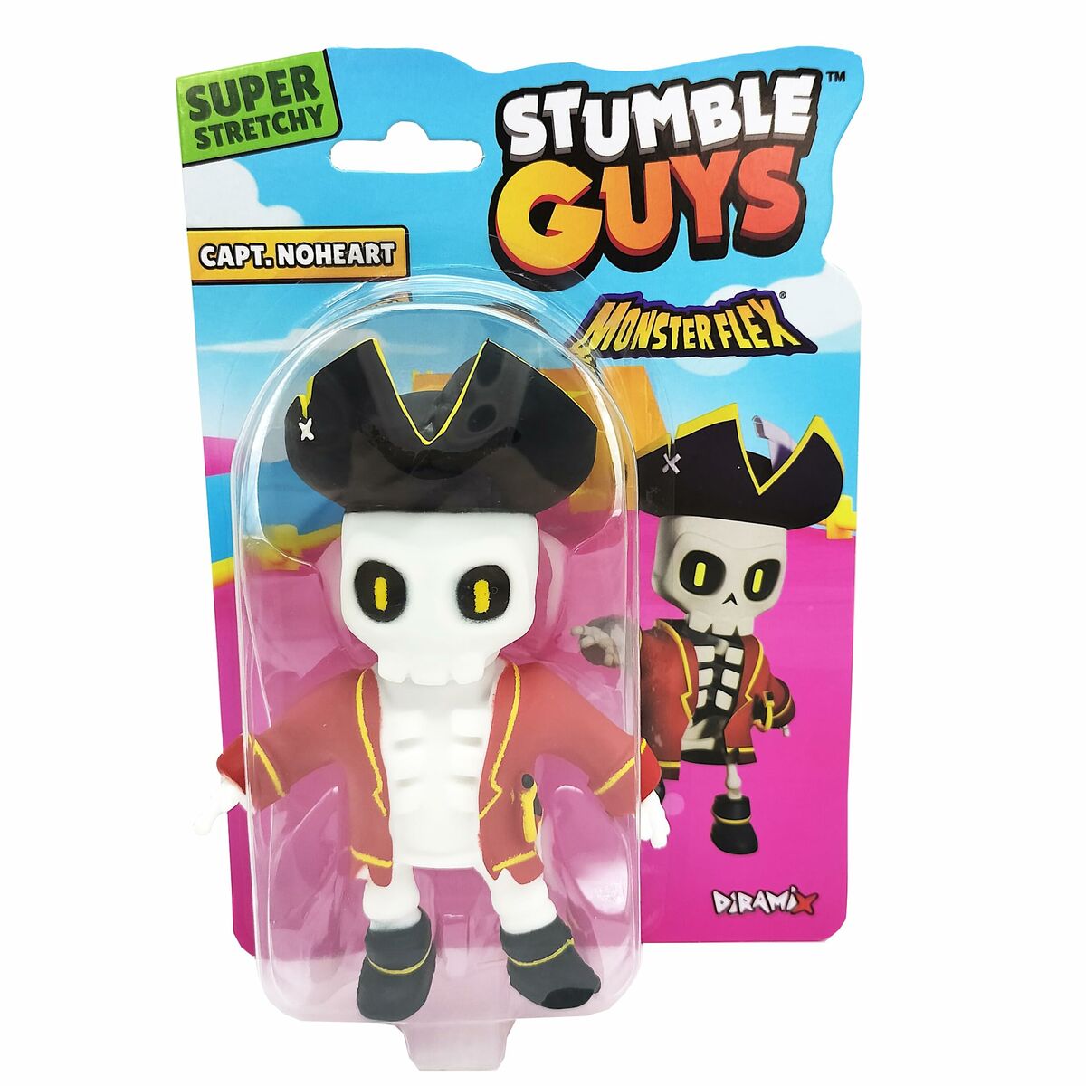 Boneco Bizak Monsterflex Stumble Guys Flexível